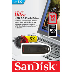 SanDisk Ultra 16GB USB 3.0 Pen Drive Memory Stick