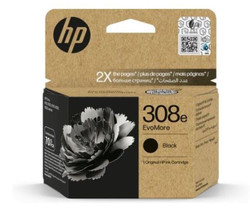 HP 308 EvoMore High Capacity Ink Cartridge Black Original