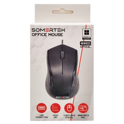 Somertek SC601 3 Button USB Wired Mouse
