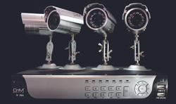 CNM CCTV 4 Camera Kit H.264 Network DVR with 500GB HDD