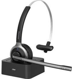 Mpow M5 Pro Bluetooth Wireless Headset with Mic and Charging Station