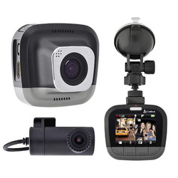 Cobra CCDC4488 Full HD In Car Dual Front & Rear Dash Cam CCTV Camera DVR Recorder + 16GB Micro SD Card