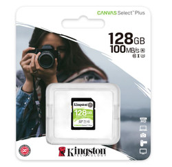 Kingston Canvas Select Plus 128GB SDXC UHS-I Memory Card