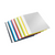 Esselte A4 Report File Assorted / Clear Front Pk 25