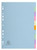 Exacompta Forever 10-Part Dividers A4 Recycled 170gsm Pastel