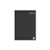 RHINO A4 Hardback Notebook 70gsm Black