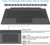 Microsoft Compatible UK QWERTY Keyboard Type Cover for Microsoft Surface Pro 3 / Pro 4 / Pro 5 / Pro 6 / Pro 7