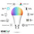 ENER-J Smart LED WiFi Colour Changing B22 9W Bayonet Bulb