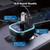 Victsing FM In Car Bluetooth Wireless Transmitter for Car and Van Hands-free Calling