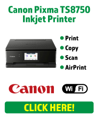 Canon Pixma TS8750 Inkjet Printer Deal