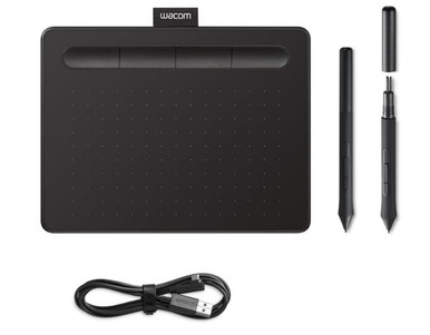 Wacom Intuos Small Black Drawing Graphics Tablet Wacom Pen 4K