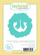 Graphic of Create-in-Quads - Cozy Christmas Wreath Die which is used for papercrafting.