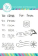 North Pole Postmarks Clear Stamp Set