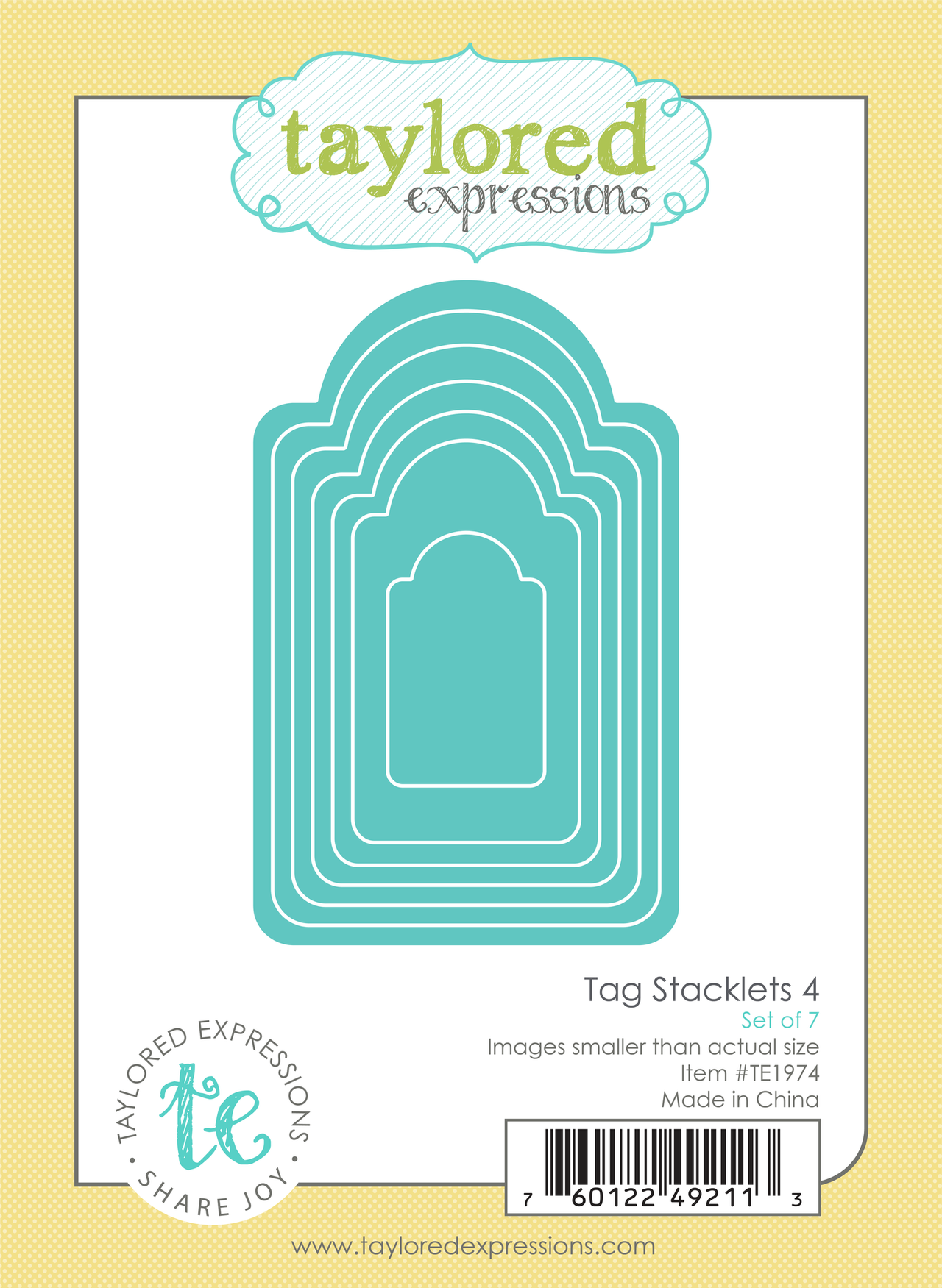 Tag Stacklets 5 Die Set