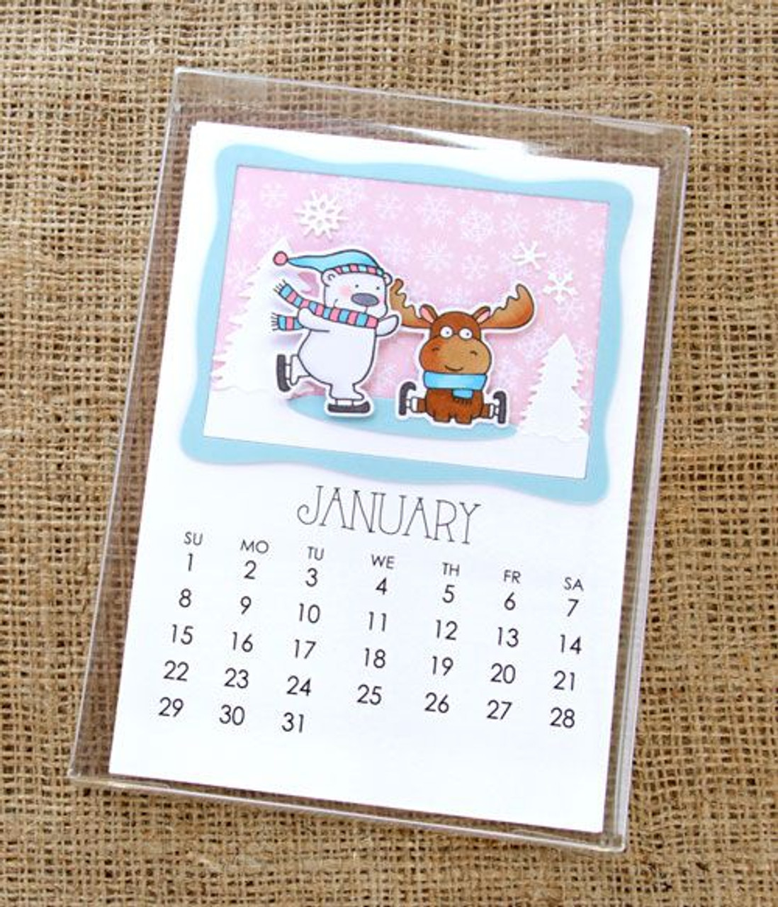 5x7 Clear Calendar Boxes