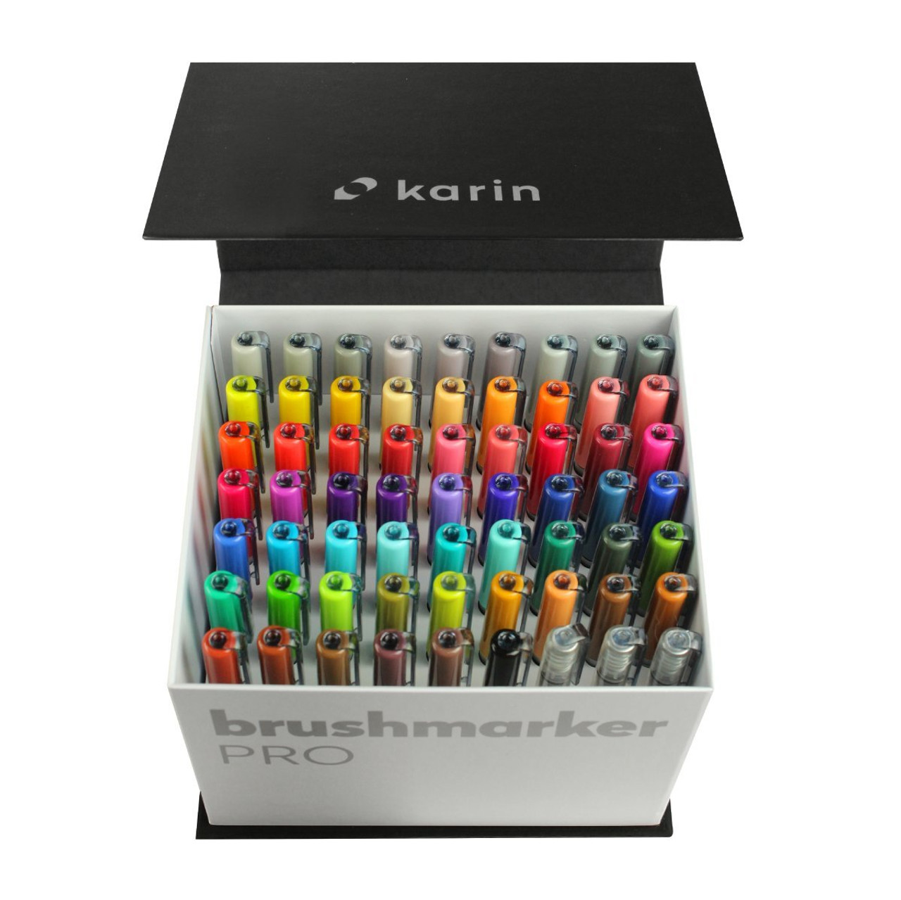 karin メガボックス ブラシマーカー Pro Amazon.com : Karin Brushmarker Pro 63pc Mega Box Brush Tip