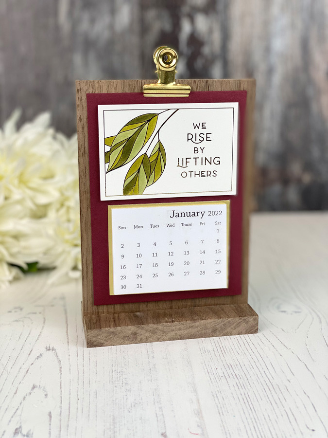 Clipboard Calendar Cards - Sweet