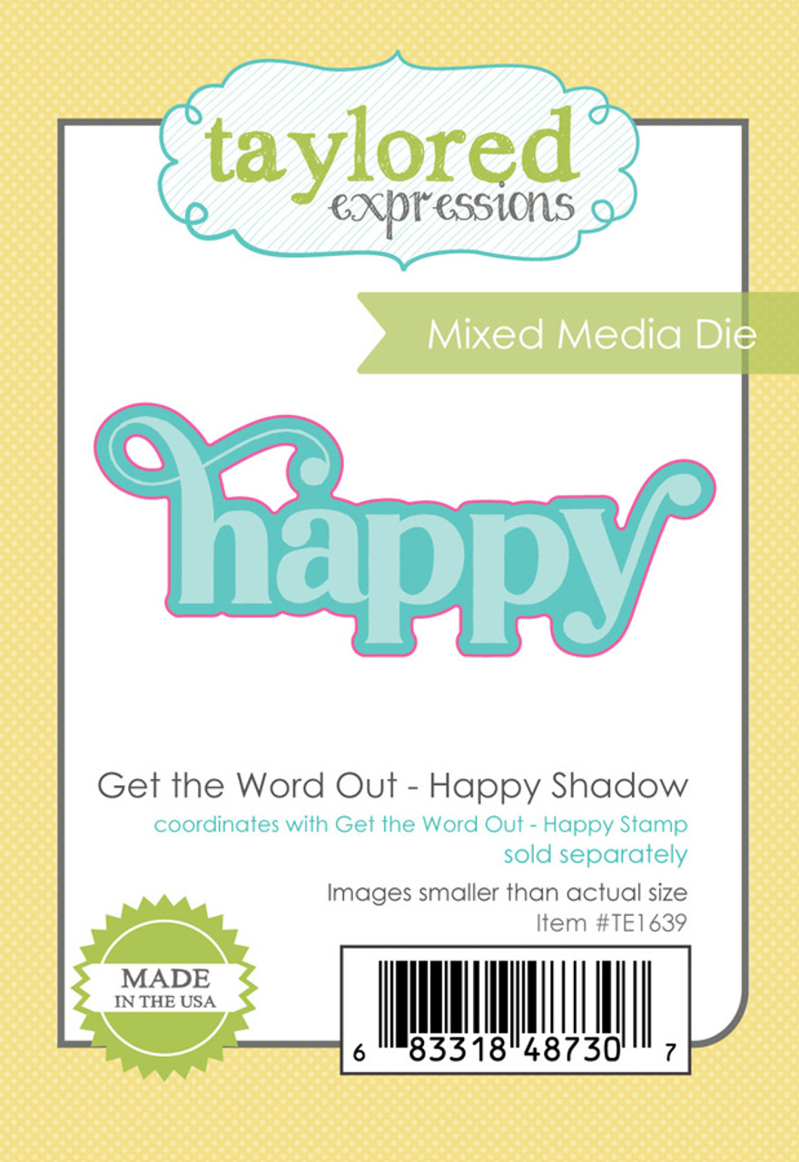 Taylored Expressions - Oh My Word - Happy Birthday Stamp Set