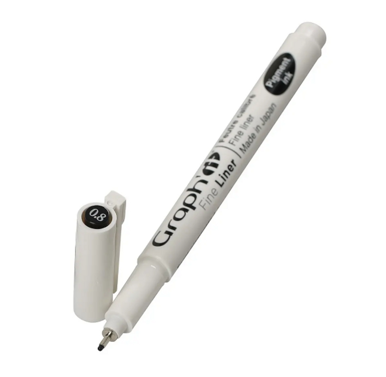 Graphit Fine Liner Marker Pen Black 0.8mm Tip