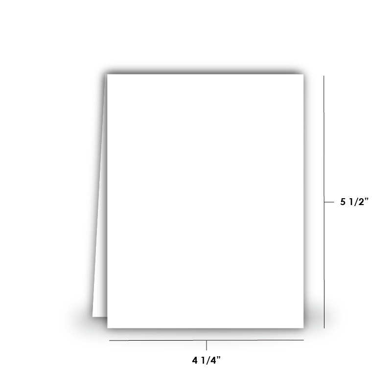 Taylored Expressions Heavyweight A2 Card Bases Sugar Cube (Top Fold) | 4 x 11"