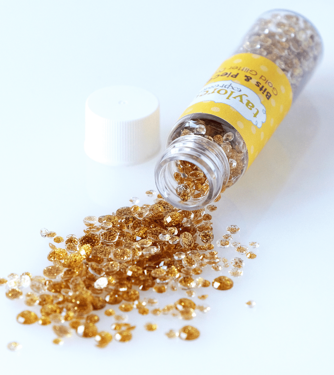 Bits and Pieces- Gold Glitter Drops