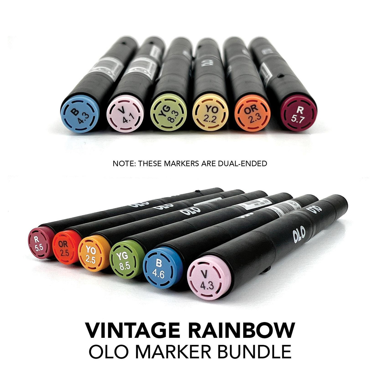 OLO Marker Collection - Vintage Rainbow