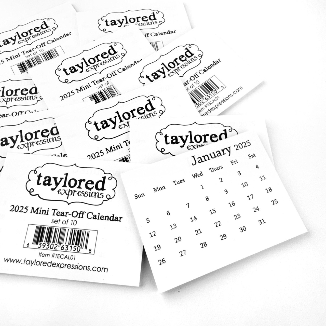 2025 Mini TearOff Calendars