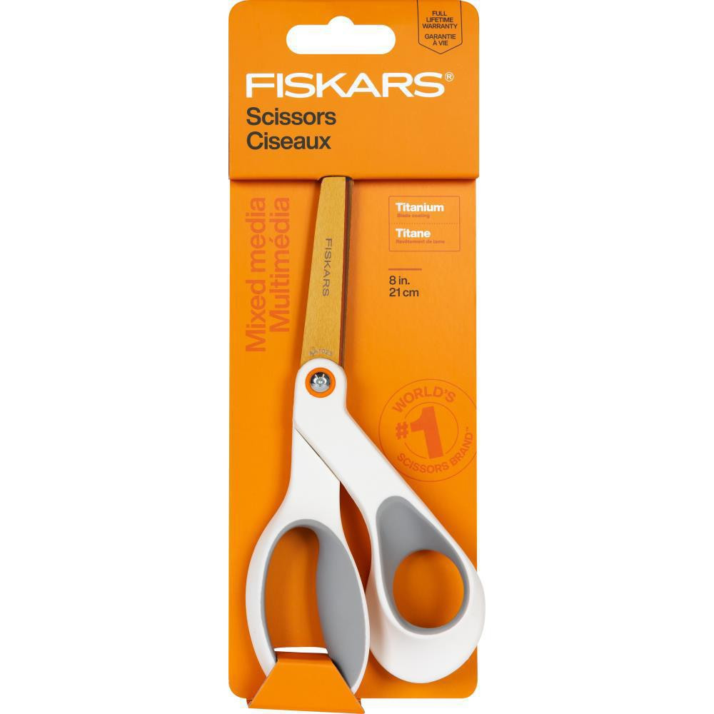Fiskars 8 in. RazorEdge Tabletop Multimedia Scissors