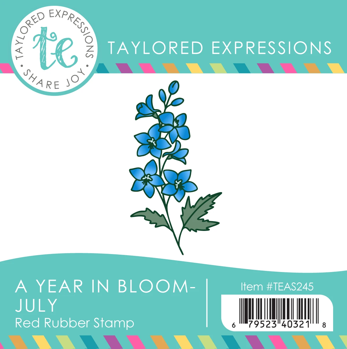 アルテニューSeasonal Bloom スタンプ・ダイ・フォルダー・ステンシル A Year In Bloom Stamp - July