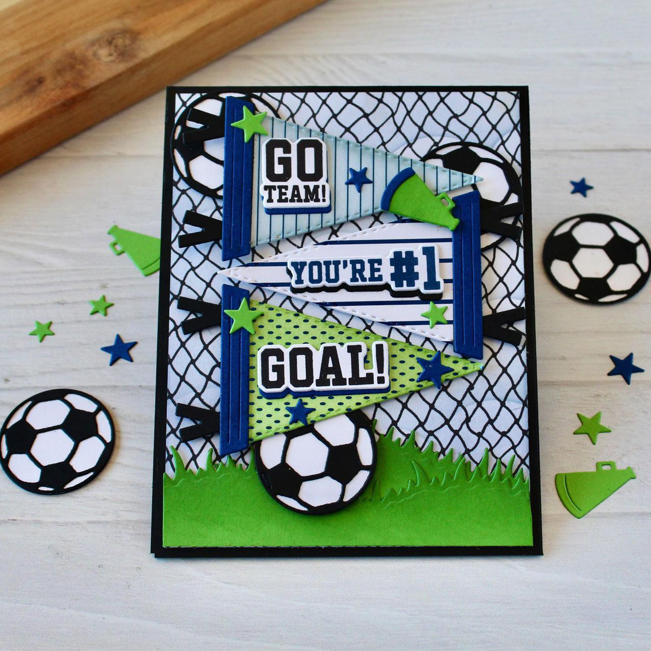 Perfect Pennant Dies - Team Spirit display picture 1