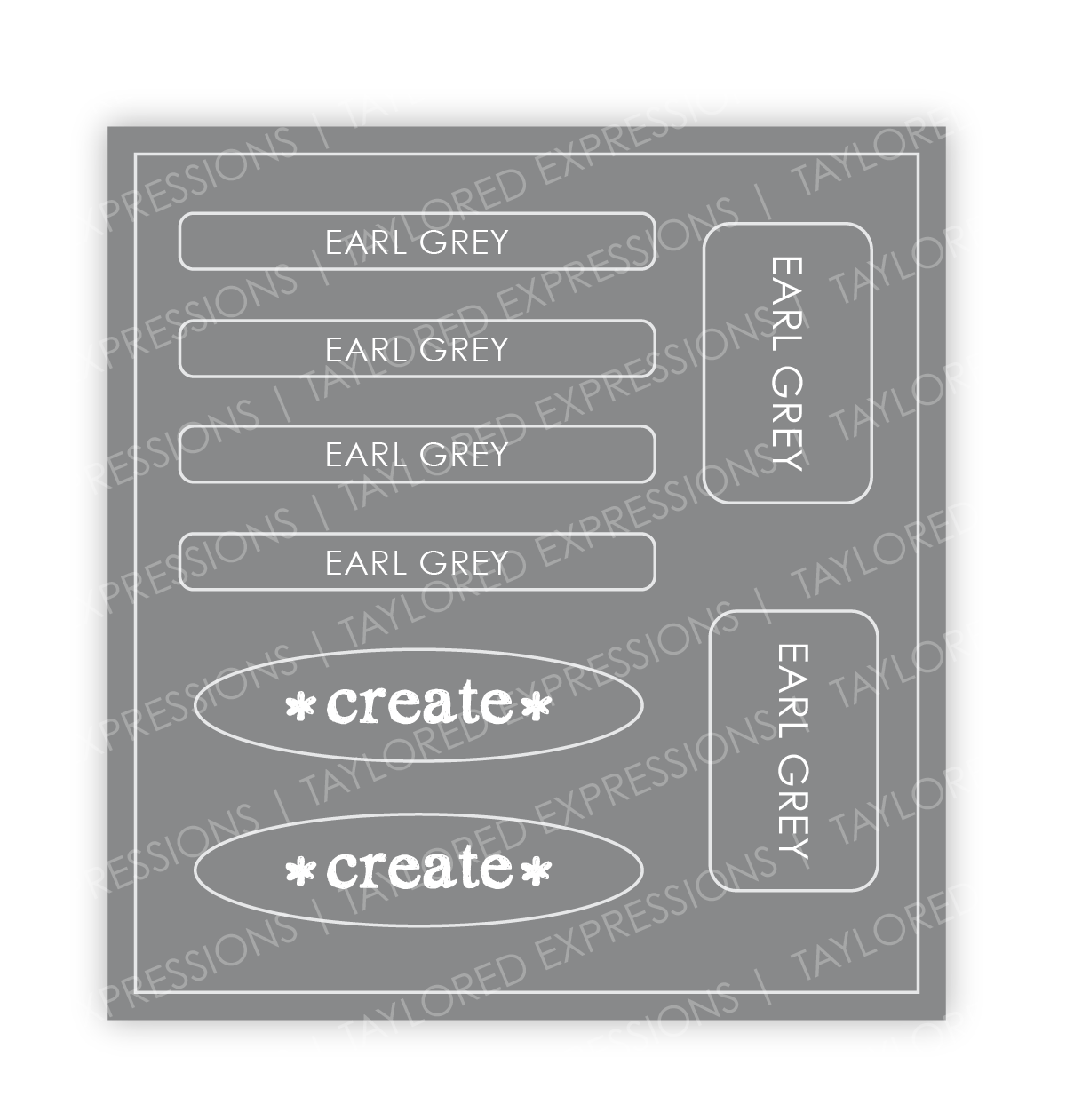 Love to Label Sticker Sheet - Earl Grey