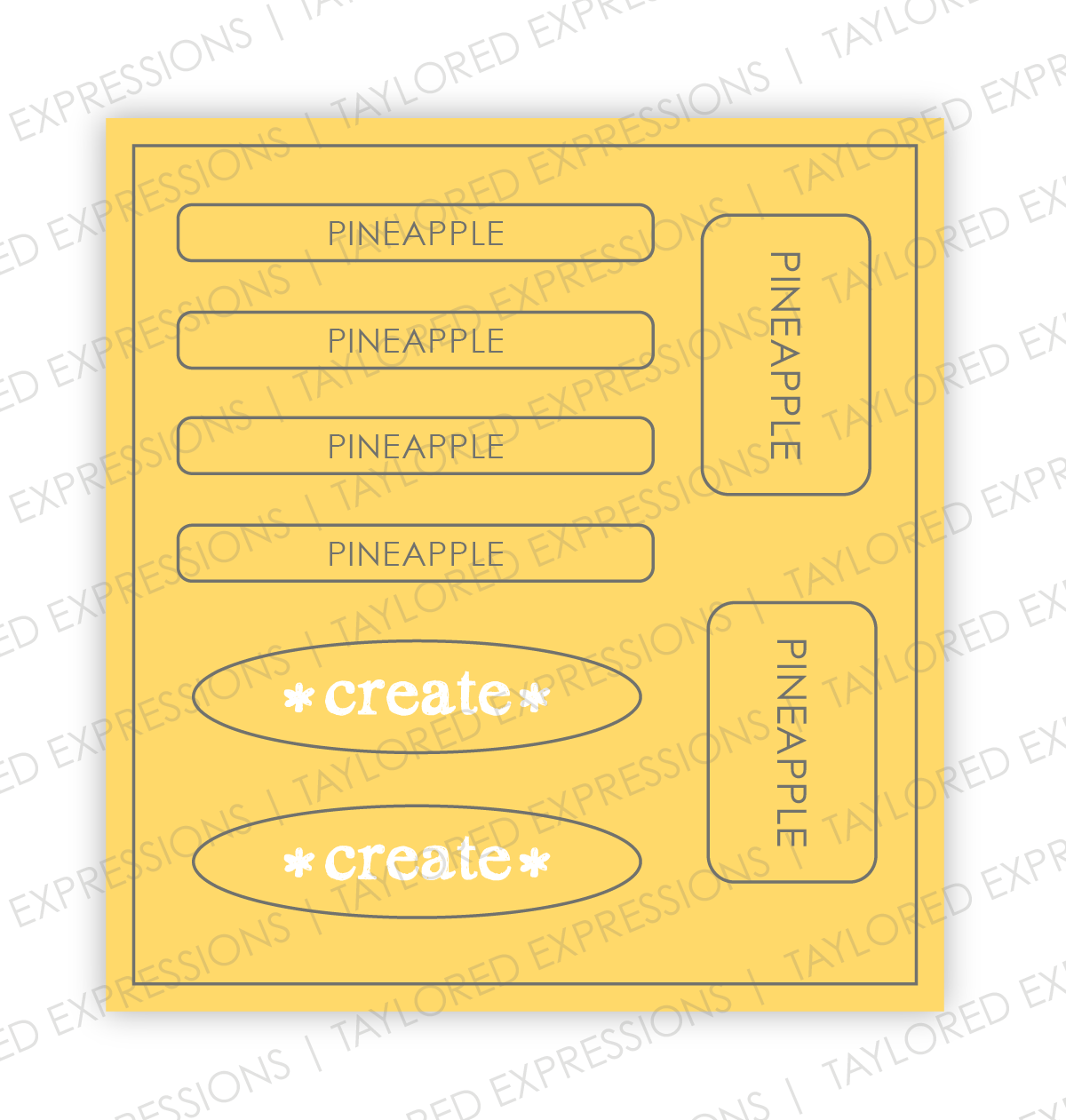 Love to Label Sticker Sheet - Pineapple