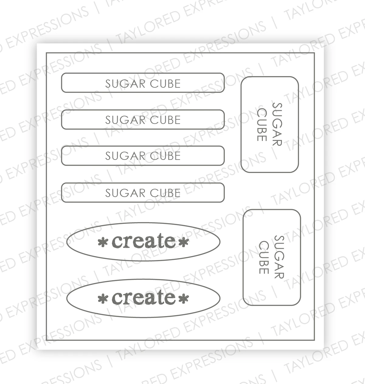 Love to Label Sticker Sheet - Sugar Cube