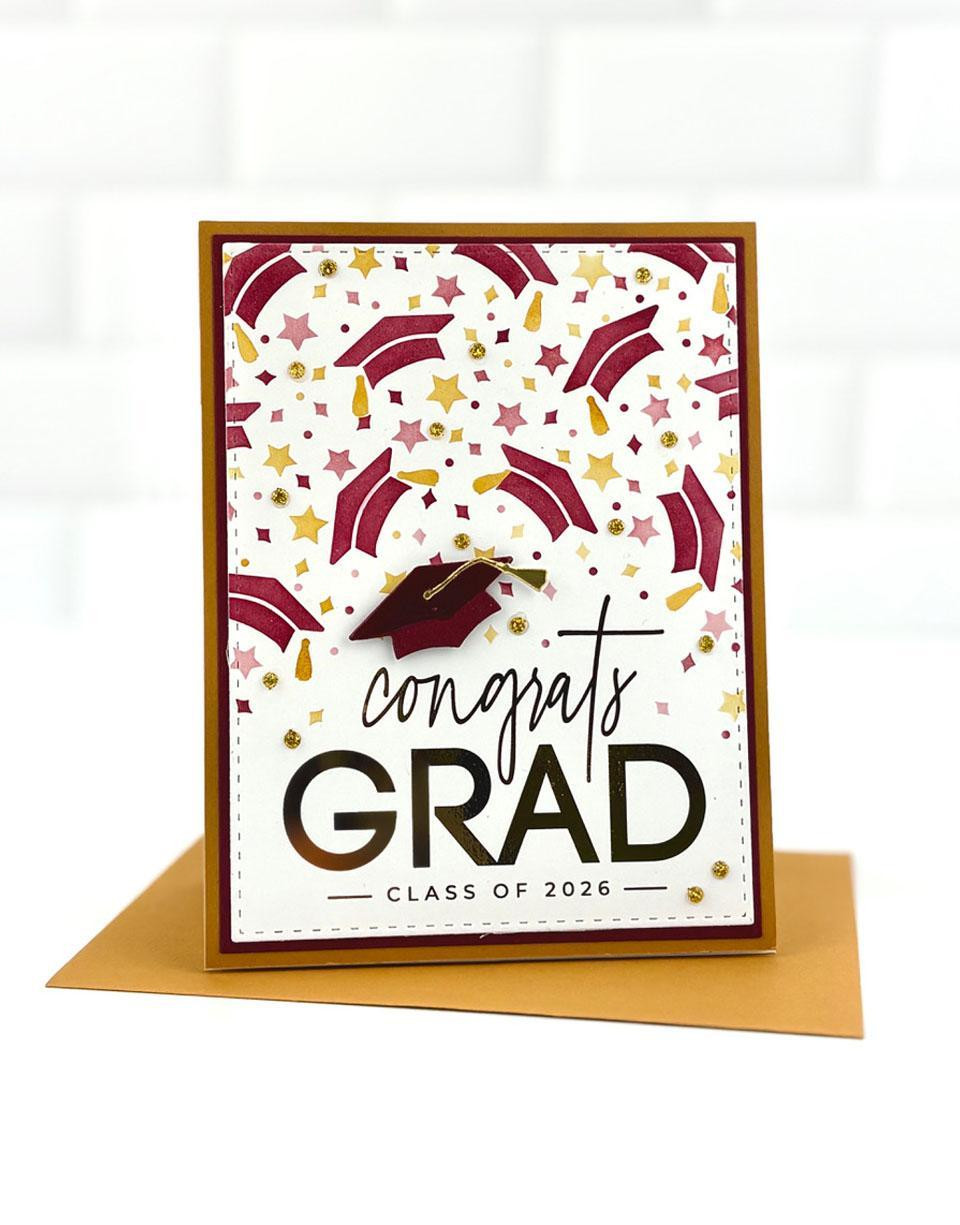 2026 grad cards Well done, class of 2026" Graduation Card Printed on premium 16pt thick cardstock with a matte finish Taylored Expressions Foil It, Grad