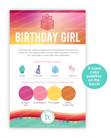 Graphic of Palette Playbook - Birthday Girl which is used for color matching.