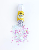 Image of Bits & Pieces - Sparkly Dots falling out of the tube they're in.