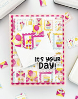 Postmarked - Birthday Layering Stencil