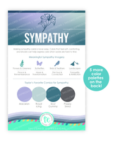 Graphic of Palette Playbook - Sympathy which is used for helping figure out color palettes.