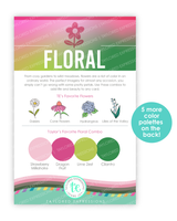 Graphic of Palette Playbook - Floral which is used for color swatching.