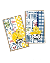 Sketchy Stripes 6x6 Background Stamp