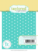 Graphic of Polka Dot Cutting Plate die which is used for papercrafting.