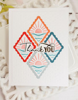 Embossing Folder - Geo Blooms