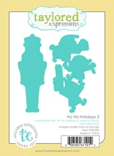 Graphic of Ho Ho Holidays 2 Dies which are used for papercrafting.