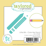 Graphic of Little Bits Die Set - Color Me Pencil which is used for papercrafting.
