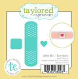Graphic of Little Bits Die Set - Bandaid which is used for papercrafting.