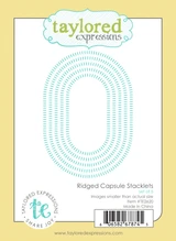 Graphic of Ridge Capsule Stacklets Die Set which is used for papercrafting.