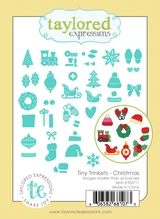 Graphic of Tiny Trinkets Die Set - Christmas which is used for papercrafting.