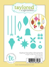 Graphic of Festive Favorites Ornaments Die Set which is used for papercrafting.