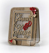 Embossing Folder - Woodgrain_sample 1