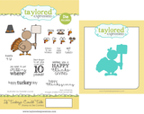 If Turkeys Could Talk Stamp & Die Combo